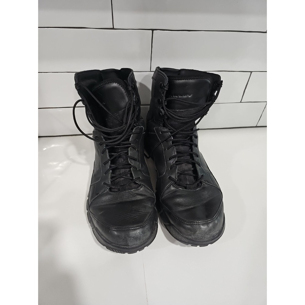 Oakley Men's Light Assault Combat Tactical Boots Black Leather Size 11 US